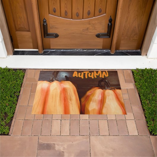 Autumn Pumpkins Deurmat (Buiten)