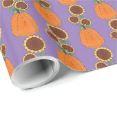 Autumn Pumpkins Gift Wrap Cadeaupapier (Rol Hoek)