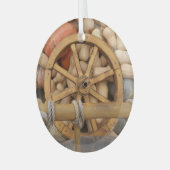 Autumn pumpkins glas ornament (Voorkant links)