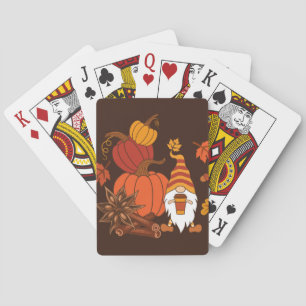 Autumn Pumpkins Gnome Spice Kaart