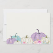 Autumn Pumpkins Herfst Save The Date (Achterkant)