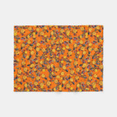 Autumn Pumpkins (Oranje) Fleece Throw Blanket (Voorkant (Horizontaal))