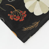 Autumn Pumpkins Pattern Fleece Deken (Hoek)