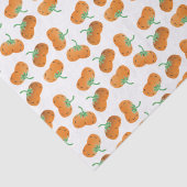Autumn Pumpkins Pattern Herfst Harvest Oranje Tissuepapier (Detail)