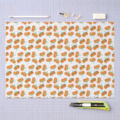 Autumn Pumpkins Pattern Herfst Harvest Oranje Tissuepapier (Craft)