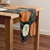 Autumn Pumpkins Pattern Korte Tafelloper (Voorbeeld)