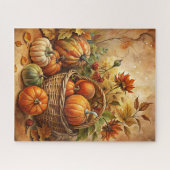 Autumn Pumpkins Puzzel (Horizontaal)