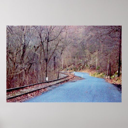 Autumn Railroad Poster (Voorkant)