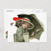 Autumn Rain Briefkaart (Voorkant / Achterkant)