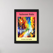 Autumn Rain Canvas Afdruk (Voorkant)
