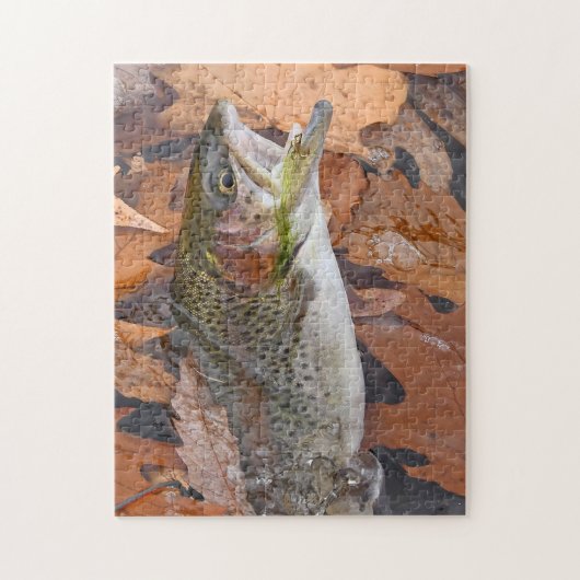 Autumn Rainbow Trout Legpuzzel (Verticaal)