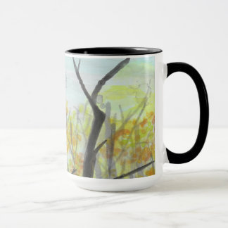 Autumn Raven serene bomen Bird Natuur art Mokken