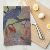 Autumn Ravens Theedoek (Quarter Fold)