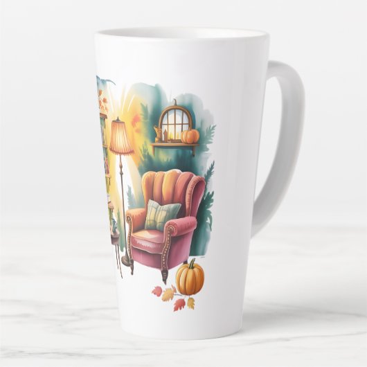 Autumn Reading Chair Tasses  —Book Corner (Angle droit)