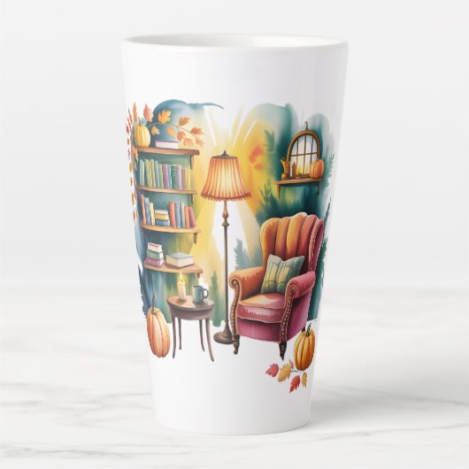 Autumn Reading Chair Tasses  —Book Corner (Devant)