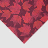 Autumn Red Maple Leaves Tissuepapier (Detail)