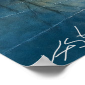 Autumn Reflection on a Tranquil Lake Poster (Hoek)