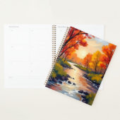 Autumn River | Fall Foliage Nature Watercolor Planner (Display)