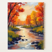 Autumn River | Fall Foliage Nature Watercolor Planner (Achterkant)