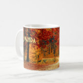 Autumn Road Koffiemok (Voorkant links)