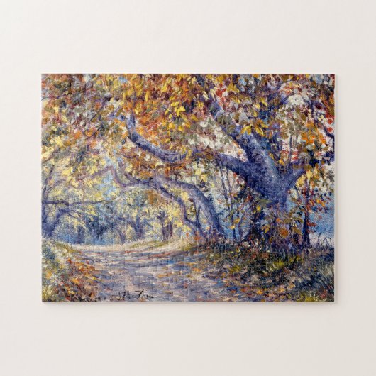 "Autumn Road" Puzzle Legpuzzel (Horizontaal)
