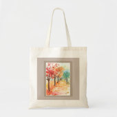 Autumn Road Tote Bag (Voorkant)