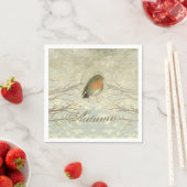 AUTUMN ROBIN Herfst Branches Servetten (Insitu)