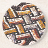 Autumn Roman Mosaic Zandsteen Onderzetter (Voorkant)