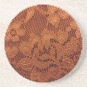 Autumn Roos Lace Zandsteen Onderzetter