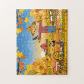 Autumn Scarecrow Jigsaw Puzzel (Verticaal)