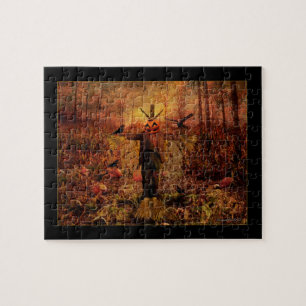 Autumn Scarecrow Pumpkin Patch Puzzle Legpuzzel