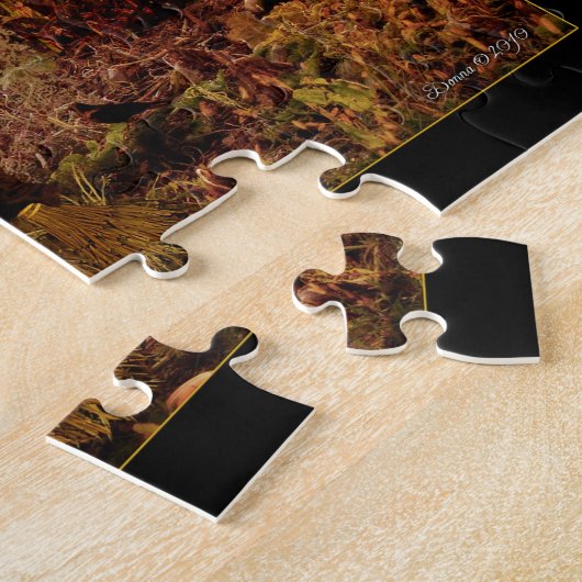 Autumn Scarecrow Pumpkin Patch Puzzle Legpuzzel (Zijkant)