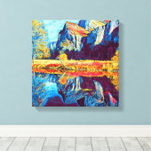 Autumn Scene Canvas Afdruk (Insitu (Houten vloer))