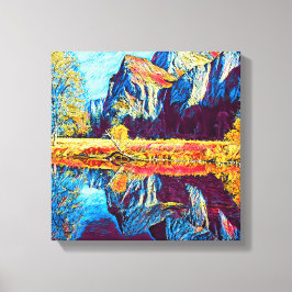 Autumn Scene Canvas Afdruk