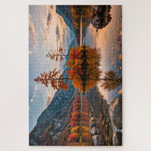 Autumn Scene Puzzle Legpuzzel (Verticaal)