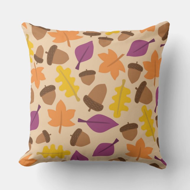 AUTUMN SEASON PATTERN KUSSEN (Voorkant)