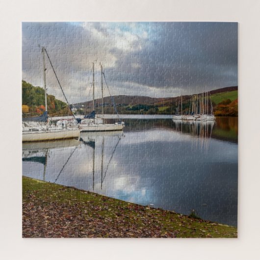 Autumn Serenity een Jigsaw-verkenning Legpuzzel (Verticaal)