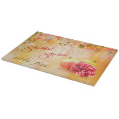 Autumn Shabbat Shalom Hebrew Challah Cutting Board Snijplank (Hoek)