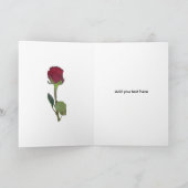 Autumn Shades Green Yellow Hartelijk dank Bedankkaart (Binnen)