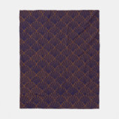 Autumn Sheaves Fleece Deken (Voorkant)