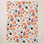 Autumn Sherpa Blanket Pattern Deken (Voorkant)