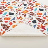 Autumn Sherpa Blanket Pattern Deken (3/4)