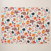 Autumn Sherpa Blanket Pattern Deken (Voorkant (horizontaal))