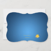 Autumn Shower-uitnodiging Kaart (Achterkant)