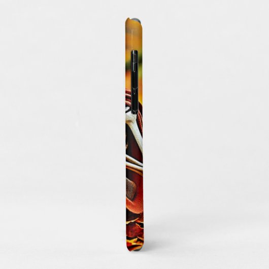 Autumn Skeleton Coffee Break Ontwerp Case-Mate iPhone Case (Achterkant/links)