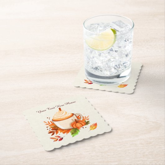 Autumn Spice Kartonnen Onderzetters (Insitu)