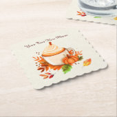 Autumn Spice Kartonnen Onderzetters (Gebogen)