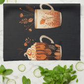 Autumn Spice Latte Serviettes de cuisine (Plié)