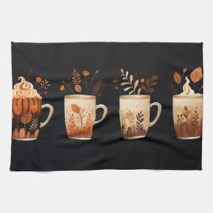 Autumn Spice Latte Serviettes de cuisine