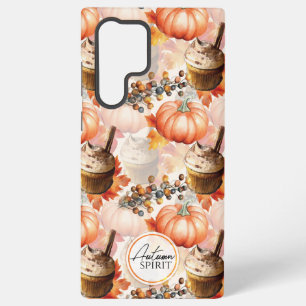Autumn Spirit Cosy Waterverf Pattern Samsung Galaxy Hoesje